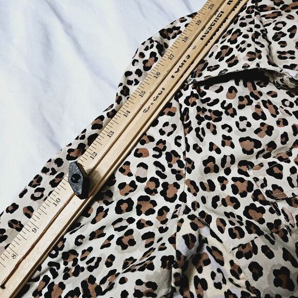 Coral Bay Womens Blouse Multi-Color Size Large Cotton Blend 3/4 Sleeve Stretch - Picture 5 of 12